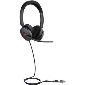 Yealink - UH 48 - Bedrade Headset - Zwart - ANC-functionaliteit met vier microfoons
