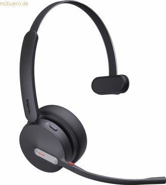 Yealink - BH70 - Draadloze Bluetooth Headset - Mono - USB-C/A - Zwart
