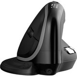 Delux Seeker M618XSD Ergonomische Muis - Draadloos - OLED - Oplaadbaar - Zwart