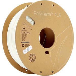 Polymaker 70822 PolyTerra PLA Filament PLA kunststof Gering kunststofgehalte 1.75 mm 1000 g Wit (mat) 1 stuk(s)