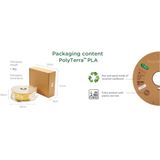 Polymaker 70824 PolyTerra PLA Filament PLA kunststof Gering kunststofgehalte 1.75 mm 1000 g Grijs (mat) 1 stuk(s)