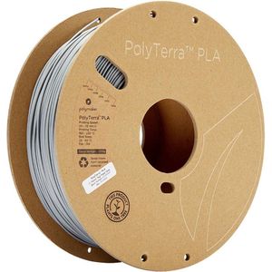 Polymaker 70824 PolyTerra PLA Filament PLA kunststof Gering kunststofgehalte 1.75 mm 1000 g Grijs (mat) 1 stuk(s)
