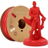 Polymaker 70826 PolyTerra PLA Filament PLA kunststof Gering kunststofgehalte, Wateroplosbaar 1.75 mm 1000 g Rood (mat)
