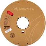 Polymaker 70826 PolyTerra PLA Filament PLA kunststof Gering kunststofgehalte, Wateroplosbaar 1.75 mm 1000 g Rood (mat)