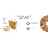 Polymaker 70848 PolyTerra PLA Filament PLA kunststof Gering kunststofgehalte 1.75 mm 1000 g Oranje (mat) 1 stuk(s)