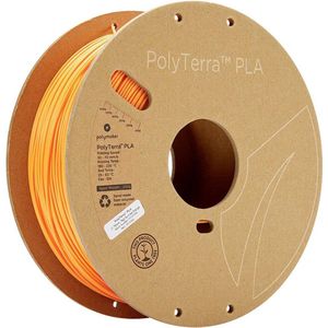 Polymaker 70848 PolyTerra PLA Filament PLA kunststof Gering kunststofgehalte 1.75 mm 1000 g Oranje (mat) 1 stuk(s)