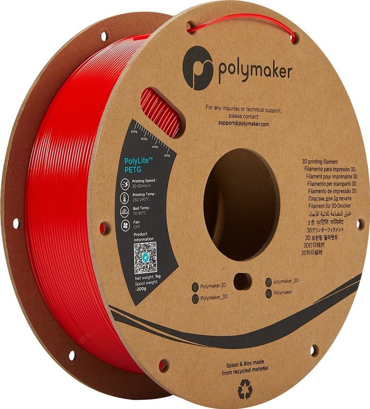 Polymaker - PolyLite PLA - Filament - 1.75 Mm - 1 Kg - Blauw