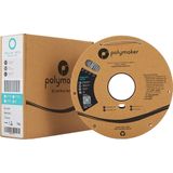 Polymaker PETG filament 1,75 mm, 1 kg, sterke zilveren kartonnen spoel voor PolyLite PETG 3D-printers, 1,75 mm, compatibel met de meeste 3D-printers met 3D-filamenten