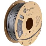 Polymaker PETG filament 1,75 mm, 1 kg, sterke zilveren kartonnen spoel voor PolyLite PETG 3D-printers, 1,75 mm, compatibel met de meeste 3D-printers met 3D-filamenten