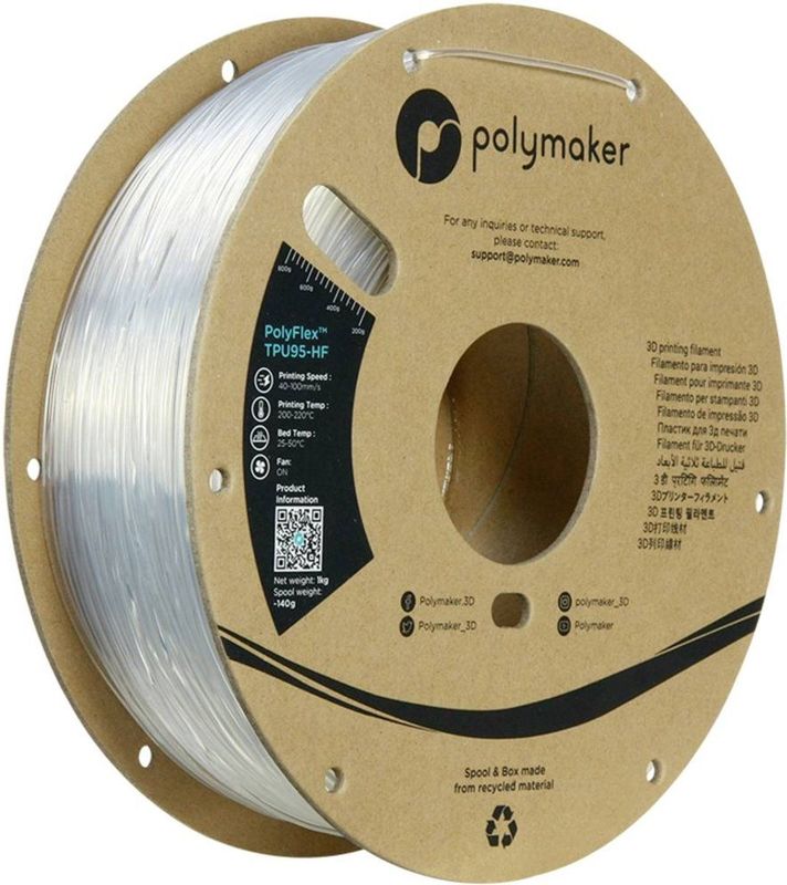 Polymaker - PD03003 - TPU95-HF - Filament - Flexibel - 1.75 mm - 1000 g