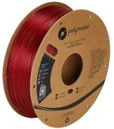 Polymaker - PolyLite PETG - Translucent Red - 1.75 mm - 1KG