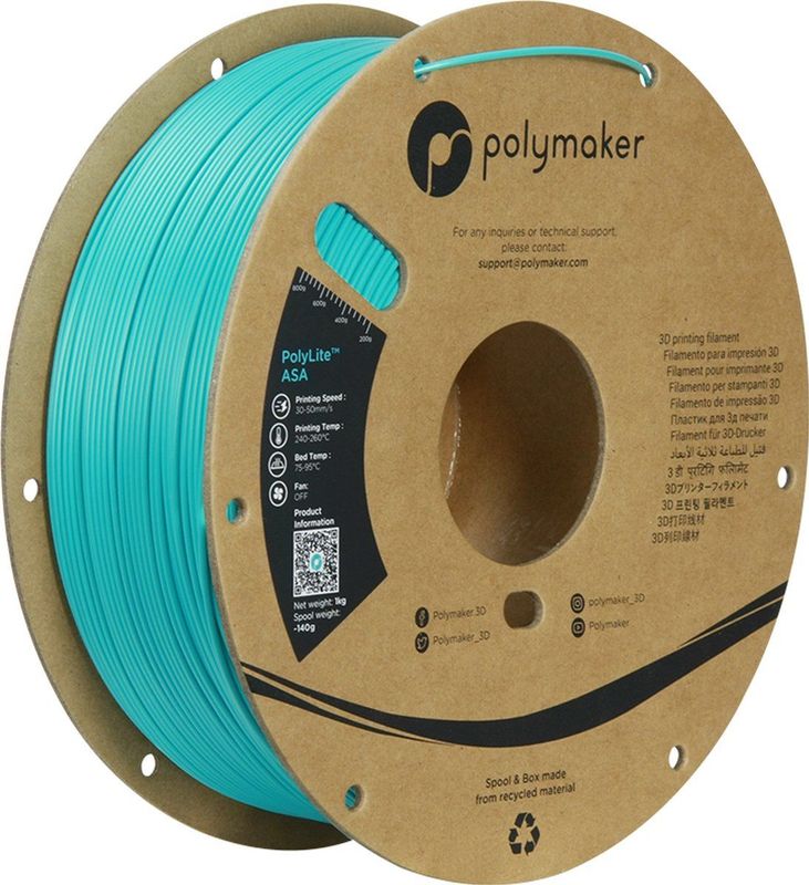 PolyLite - ASA - 3D-Filament - Weerbestendig - Matte Afwerking
