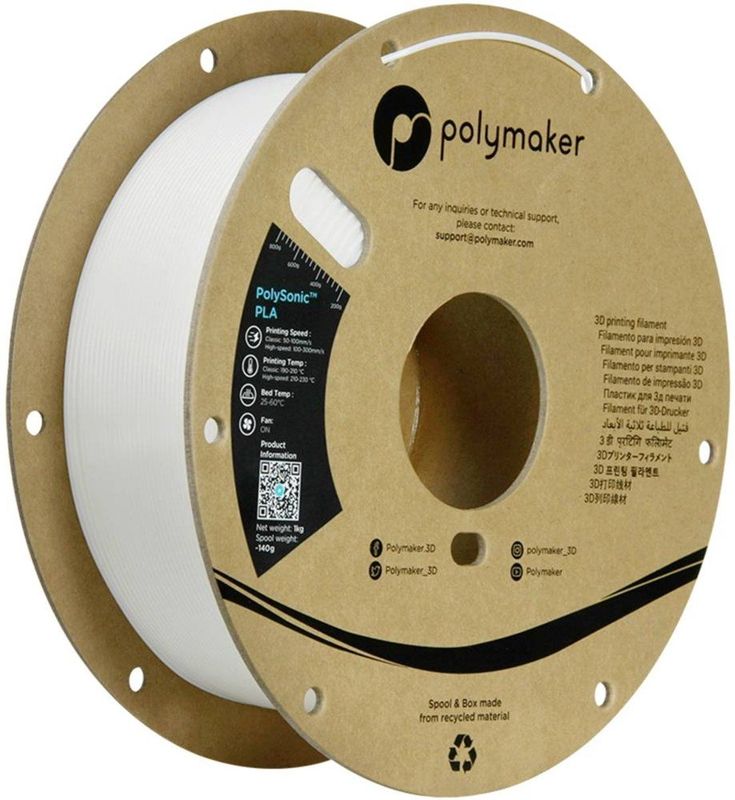 Polymaker - PolySonic High Speed PLA - Filament - 1.75 mm - 1 kg
