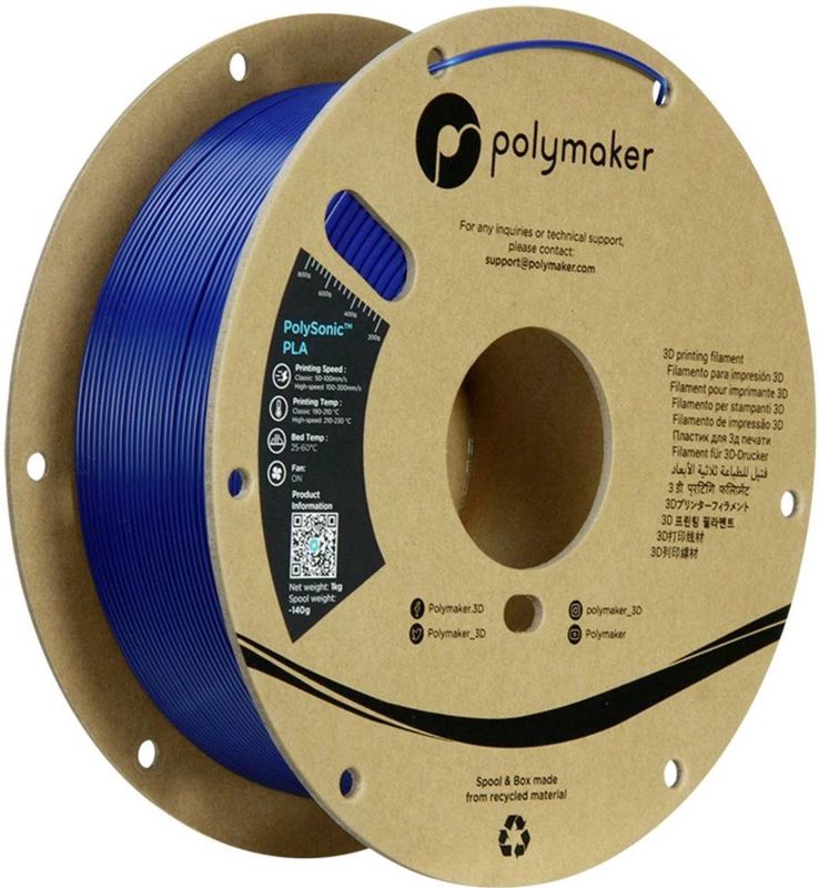 Polymaker - PolySonic High Speed PLA - Filament - 1.75 mm - 1 kg