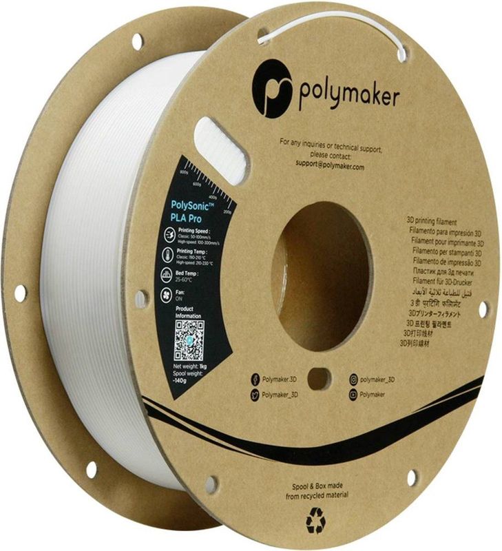 Polymaker - PolySonic High Speed PLA PRO - 1.75 Mm - 1kg Filament