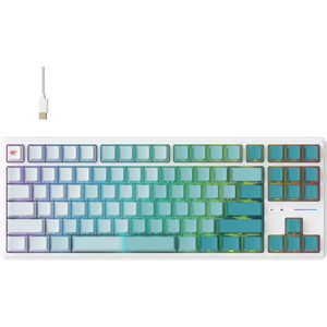 Havit - KB901L - Gaming Toetsenbord - Wit - Groen