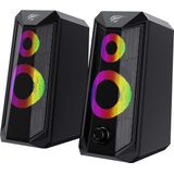 HAVIT SK202 2.0 RGB Computerluidsprekers (Zwart)