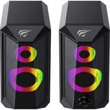 HAVIT SK202 2.0 RGB Computerluidsprekers (Zwart)