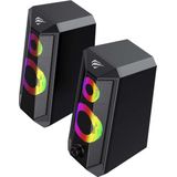 HAVIT SK202 2.0 RGB Computerluidsprekers (Zwart)