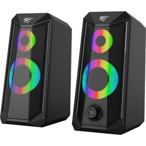 HAVIT SK202 2.0 RGB Computerluidsprekers (Zwart)