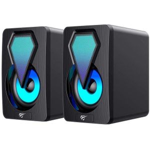 Havit Computer speakers SK210mini PRO 2.0 RGB (zwart)