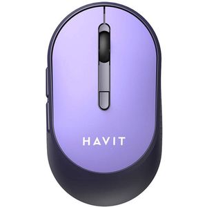 Havit - MS78GT - Draadloze Muis - Paars - Ergonomisch Ontwerp