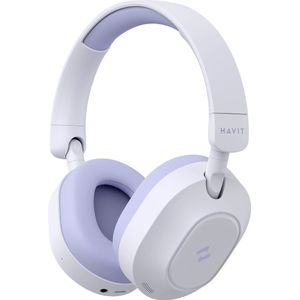 Havit - H668BT - Koptelefoon - Paars - Draadloos - Actieve Ruisonderdrukking - 80 uur Accuduur