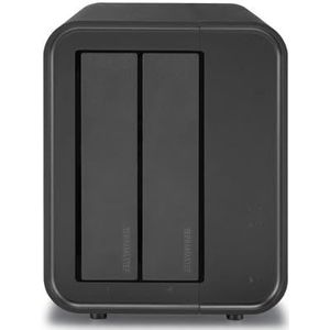 TerraMaster - D2-320 - USB DAS - Zwart - 2Bay - Tot 44TB Opslag
