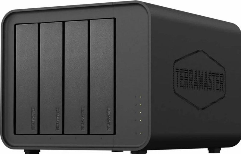 TerraMaster F4-424 - NAS Server - 4 Bays - Zwart