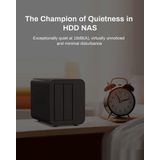 TerraMaster - F2-424 - NAS-server - Zwart - 2 bays - RAID 0, 1, JBOD