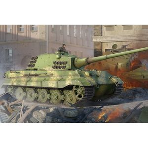 1:35 HobbyBoss 84559 Pz.Kpfw.VI Sd.Kfz.182 Tiger II - Henschel 105mm Plastic Modelbouwpakket