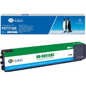 G&G Huismerk Inktcartridge Alternatief voor HP 913A cyaan