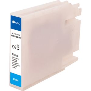 G&G - Inktcartridge C13T04A240 - Alternatief voor Epson T04A2 - Cyaan - 1 stuk