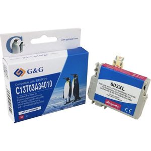 Epson 603XL (T03A3) inktcartridge magenta hoge capaciteit (123inkt huismerk)