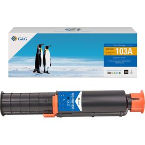 G&G W1103A toner compatibel met HP 103A Tonercartridge zwart 1 stuk(s) Huismerk