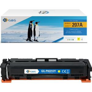 G&G Huismerk W2212A Toner Alternatief voor HP 207A Geel - 8PH2212-YGG
