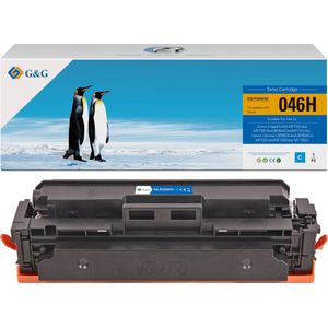 G&G Huismerk 046H XL Toner Alternatief voor Canon 046 046H Cyaan - 8C00462X-G
