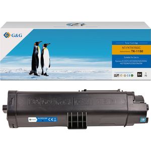 G&G Kyocera TK-1150 - Tonercartridge - Zwart - 1 Stuk - Huismerk