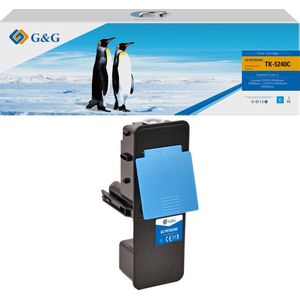 G&G - Tonercartridge Alternatief voor Kyocera TK-5240 - Cyaan - 1 stuk