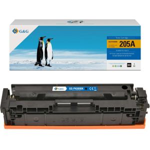 G&G CF530A compatibel met HP 205A Tonercartridge / Zwart / Hoge Capaciteit / 1100 Pagina's