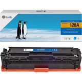 G&G CE321A toner compatibel met HP 128A Tonercartridge Cyaan 1 stuck (s) Huismerk