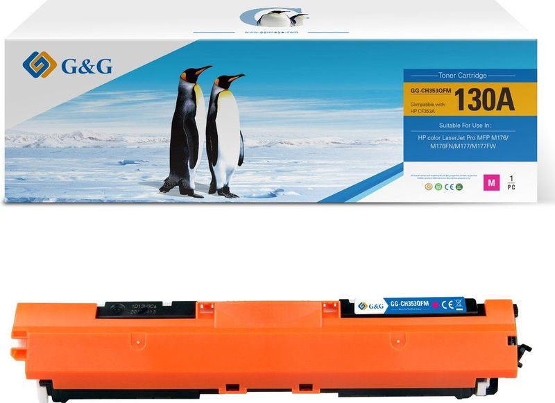 G&G - HP 130A Tonercartridge - Magenta - 1 stuk