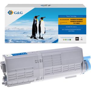 OKI - 46490404 - Toner - Zwart - 1700 Afdrukken - 123inkt Huismerk