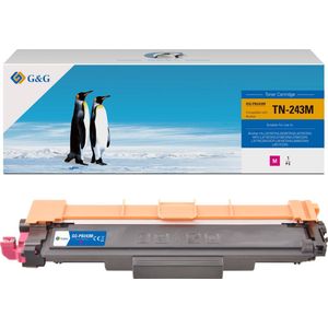 123inkt - TN-243M - Toner - Magenta - Hoge Capaciteit - 1150 Afdrukken