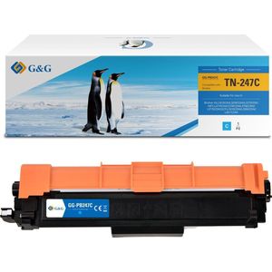123inkt - TN-247C - Toner - Cyaan - Hoge Capaciteit - 2.650 Afdrukken