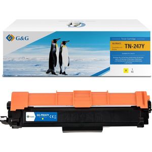123inkt - TN-247Y - Toner - Geel - Hoge Capaciteit