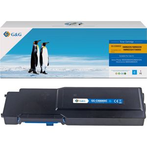 G&G 6600XC toner compatibel met Xerox 106R02229 Tonercartridge cyaan 1 stuk(s) Huismerk