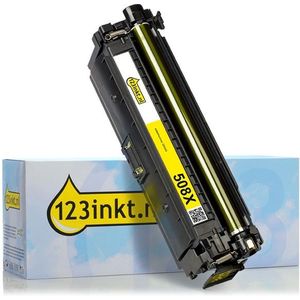 123inkt huismerk vervangt HP 508X (CF362X) toner geel hoge capaciteit