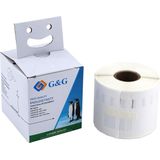G&G-labels compatibel met Dymo 99014 (54mm*101mm) zwart op wit