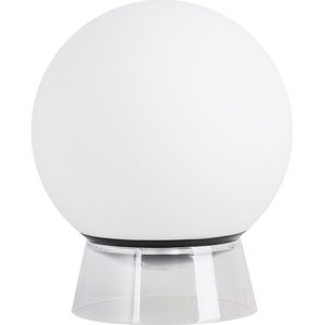 Lutec Connect Tafellamp Globe Zwart Led Wit En Gekleurd Licht ⌀20cm | Slimme verlichting